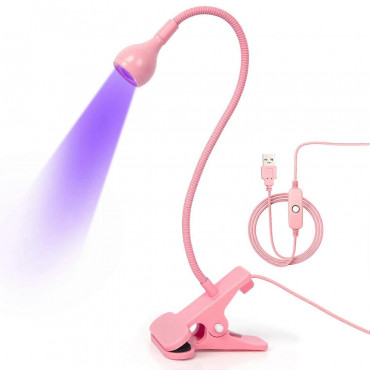 MINI LED lampa 5W ružová Mini UV napájaná USB